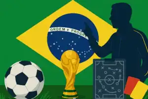 bandeira brasileira, bola, futebol, treinadores