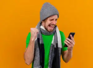 jogador obtendo êxito