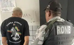 Mapa do Piauí com áreas destacadas para alertas de chuvas intensas e baixa umidade do ar emitidos pelo INMET