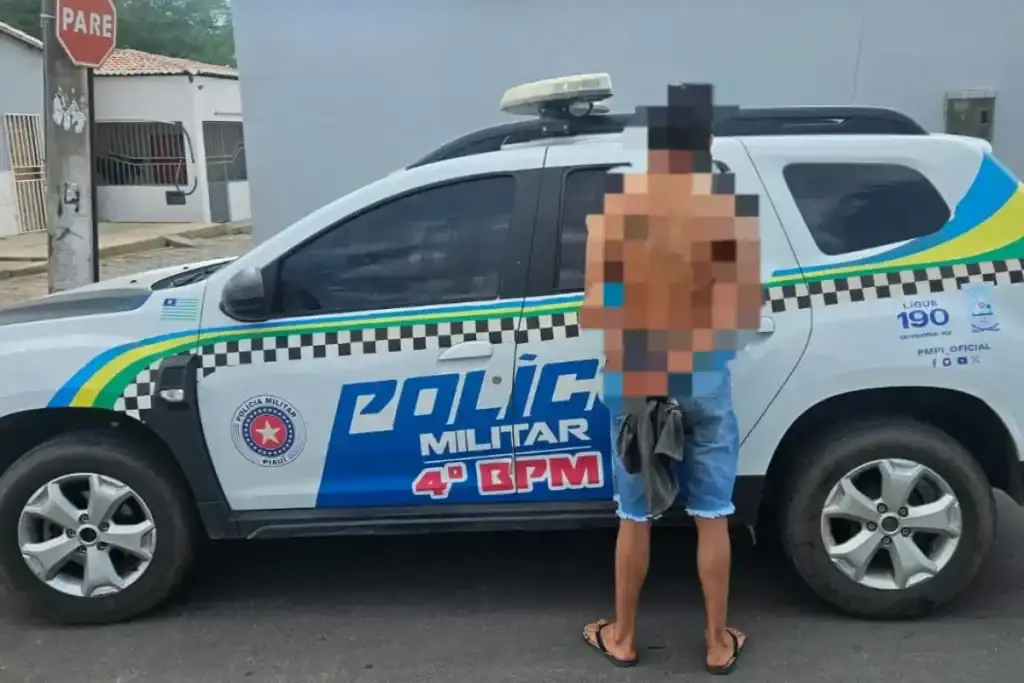 suspeito de agredir mulher