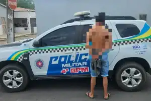 suspeito de agredir mulher