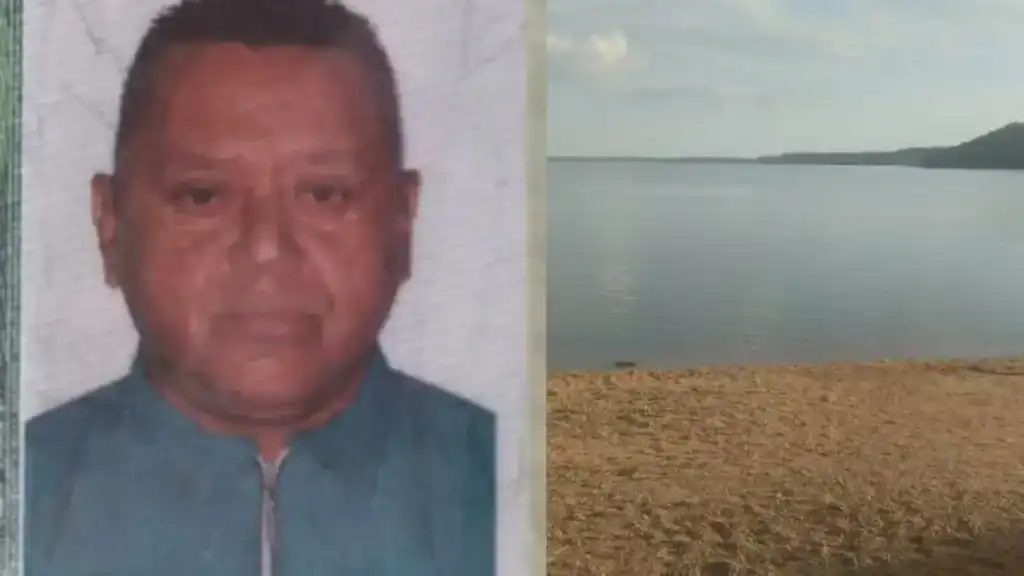 Vista da Barragem Salinas em São Francisco do Piauí, onde homem morreu afogado