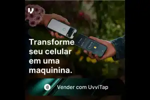 celular em maquininha