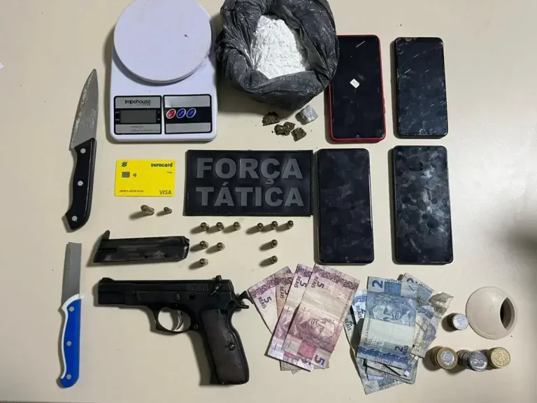 Polícia prende duas mulheres por tráfico e posse de arma em Valença