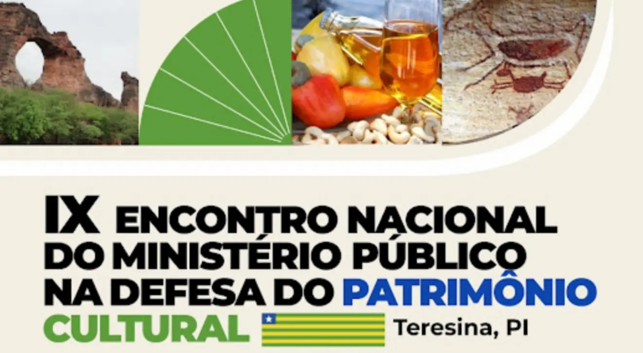 Auditório com participantes debatendo a proteção do patrimônio cultural em evento do Ministério Público em Teresina.