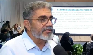 Antônio Luiz, novo Secretário de Segurança Pública do Piauí, em sua posse no Palácio de Karnak.