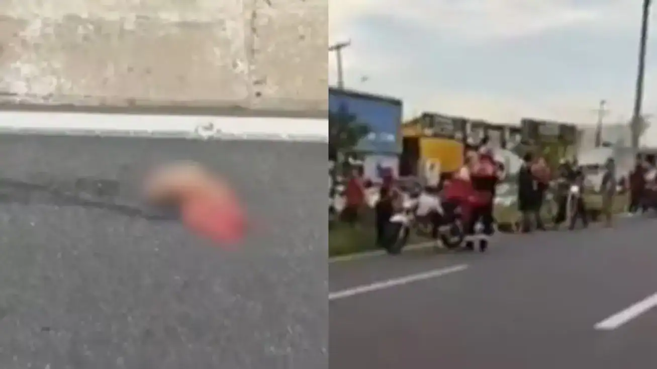 Cena de acidente grave na BR-316 em Teresina com veículos danificados e equipes de socorro no local.