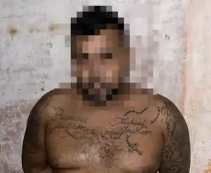 Polícia Militar prende M. R. P. da C., conhecido como 'Caixote', suspeito de feminicídio em Teresina, Piauí.