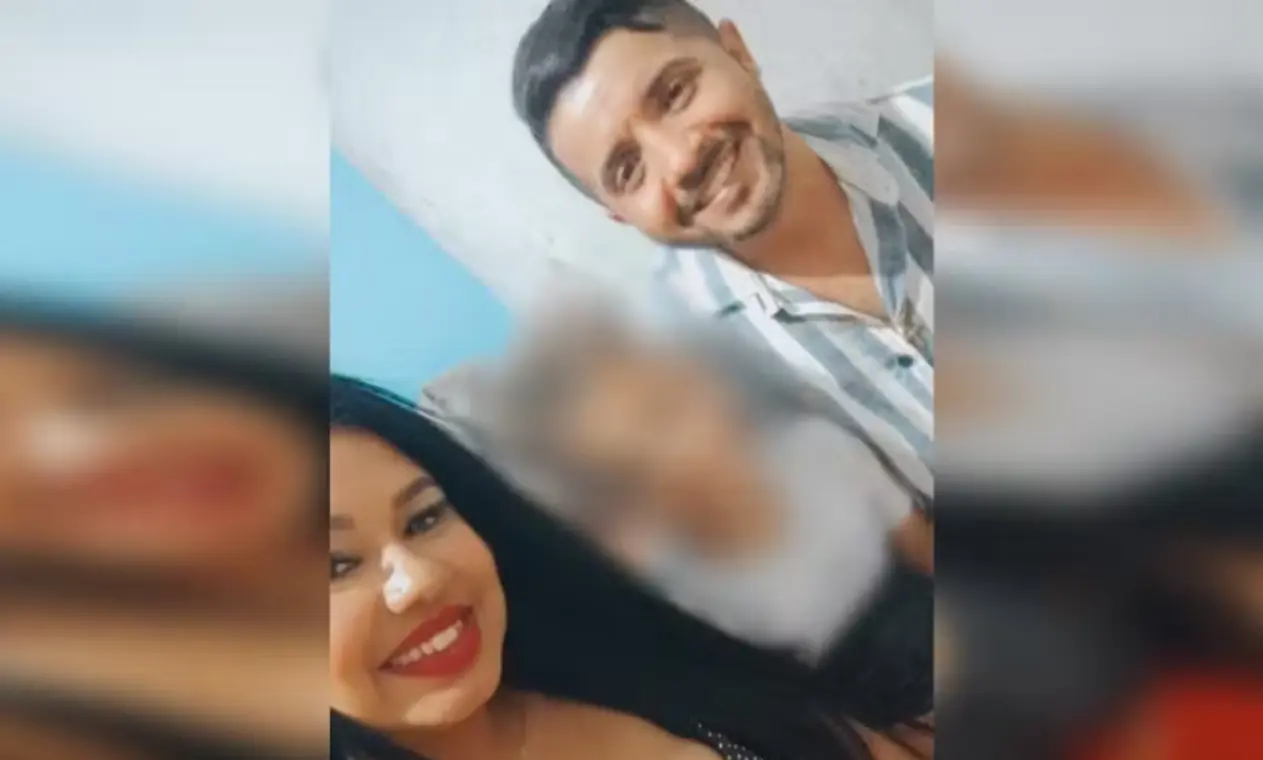 Viaturas da Polícia Militar e fita de isolamento em cena de crime em Sorocaba