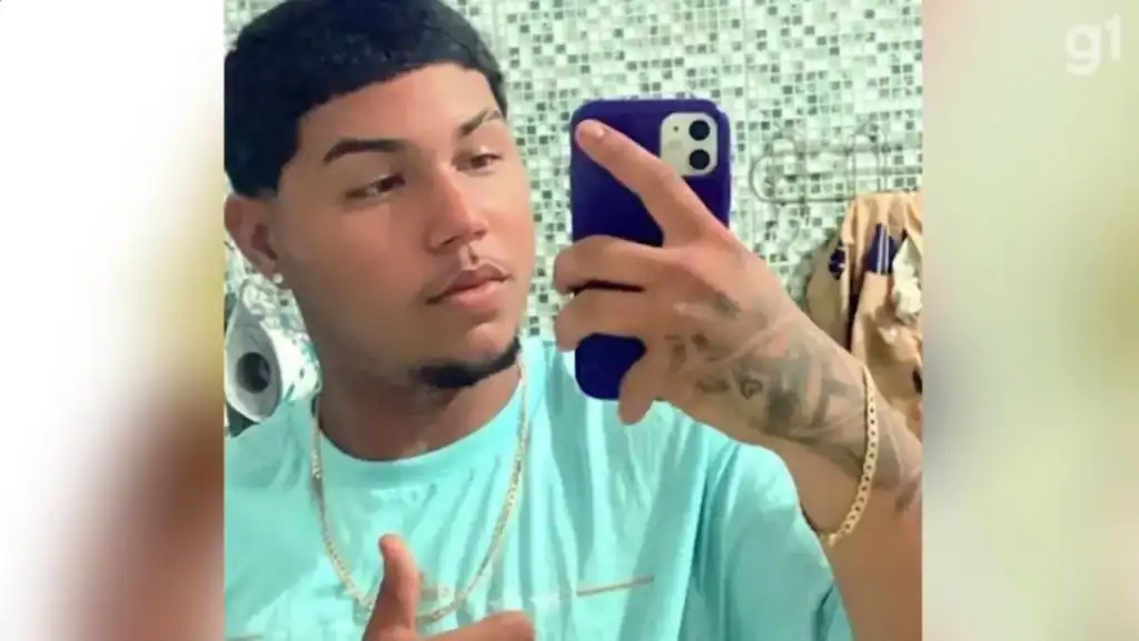 Polícia Civil do Maranhão em local de crime, investigando o assassinato de entregador de pizza em São Luís.