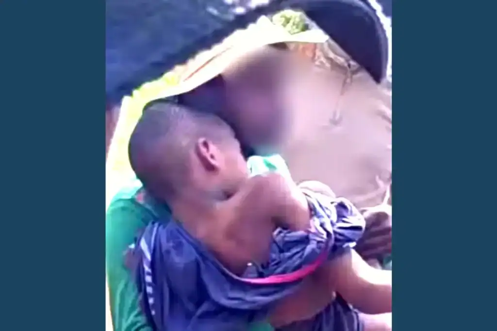 Ambulância chega ao Hospital Geral de Bacabal com menino de 8 anos encontrado após dias desaparecido