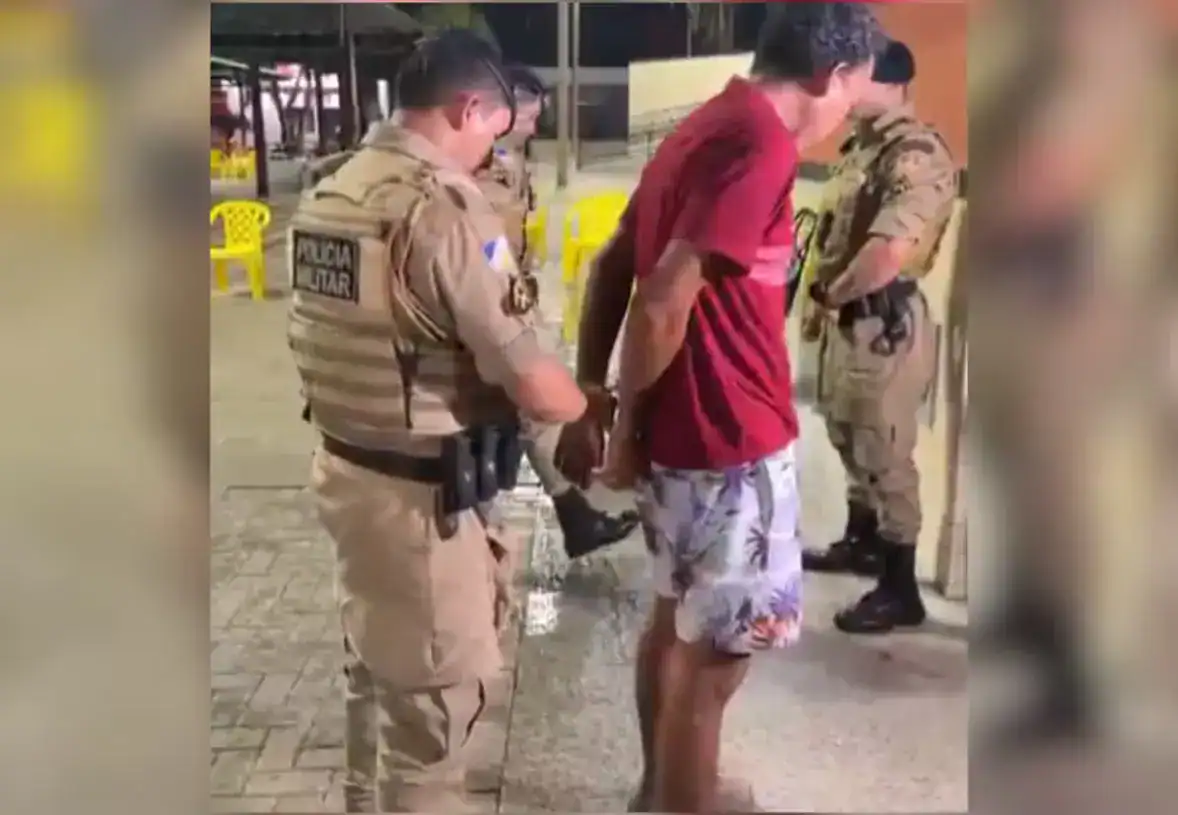 Pablo Maia dos Reis, foragido, se entrega à polícia em Araguaína por ameaças de facção.