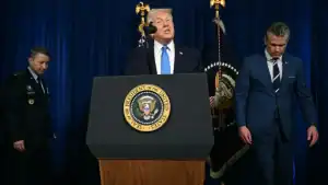 Presidente Donald Trump em coletiva de imprensa sobre a intervenção dos EUA na Venezuela e a captura de Nicolás Maduro