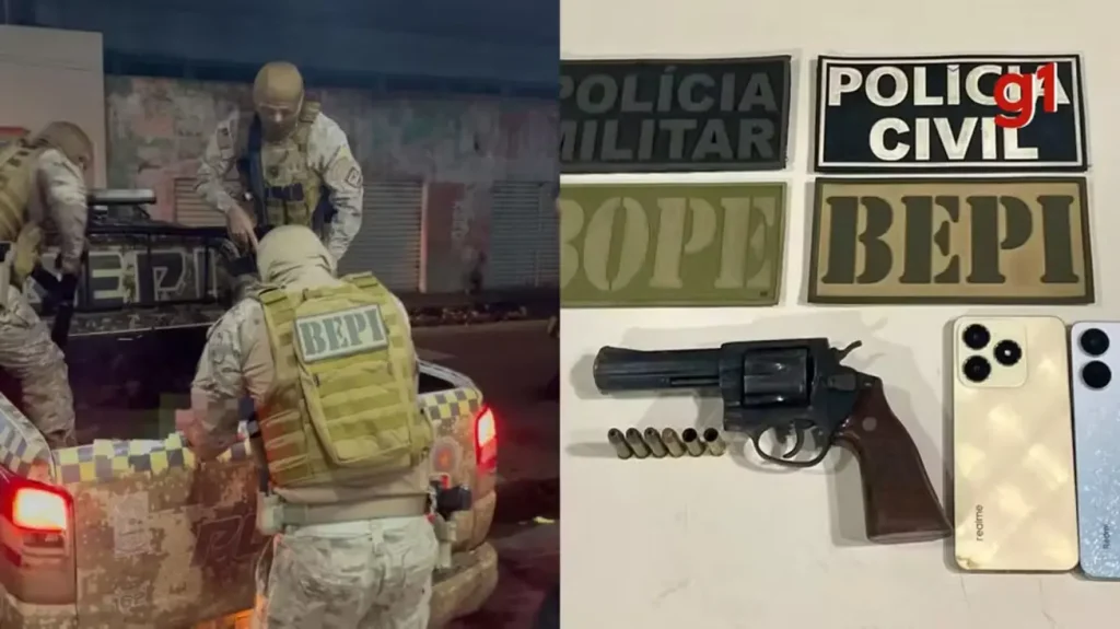 Líder de facção com 20 homicídios morre em confronto com a polícia em Luzilândia 1 Policiais militares e civis em ação tática durante operação contra facção criminosa em área rural do Piauí.