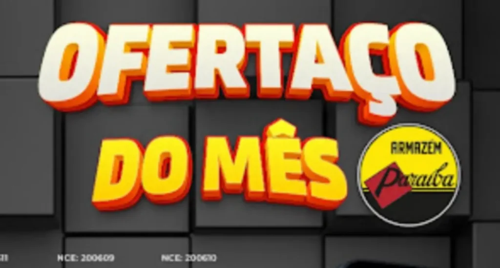 Armazém Paraíba: o melhor ofertaço do mês chegou em Amarante! 1 card ofertaço do mês