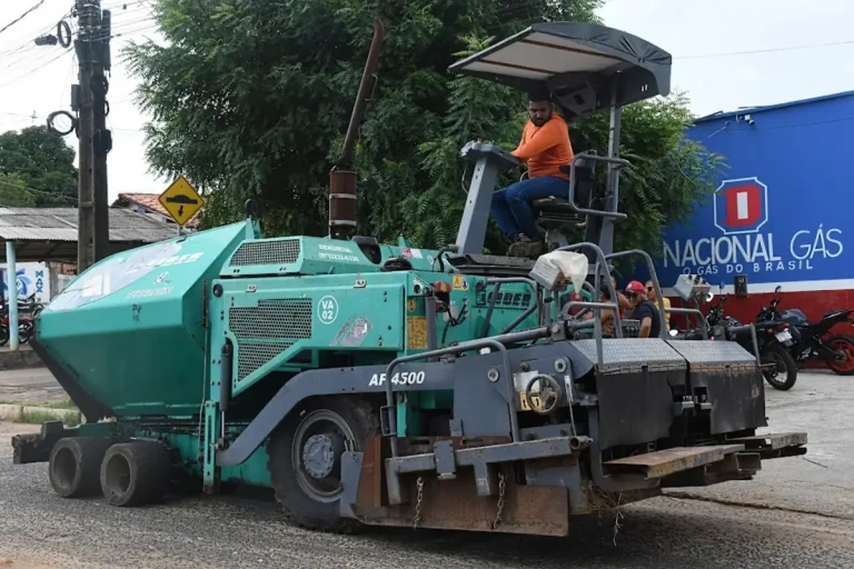 Amarante inicia segunda fase de asfaltamento com 15 mil metros quadrados