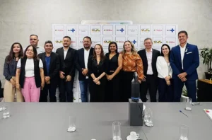 Raimundo Neto após reunião com o Ministério da Saúde, em Brasília