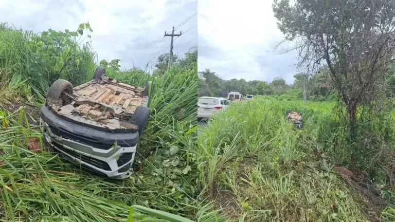 Prefeitura de Amarante aponta aquaplanagem como causa de acidente com veículo da Saúde na BR-343
