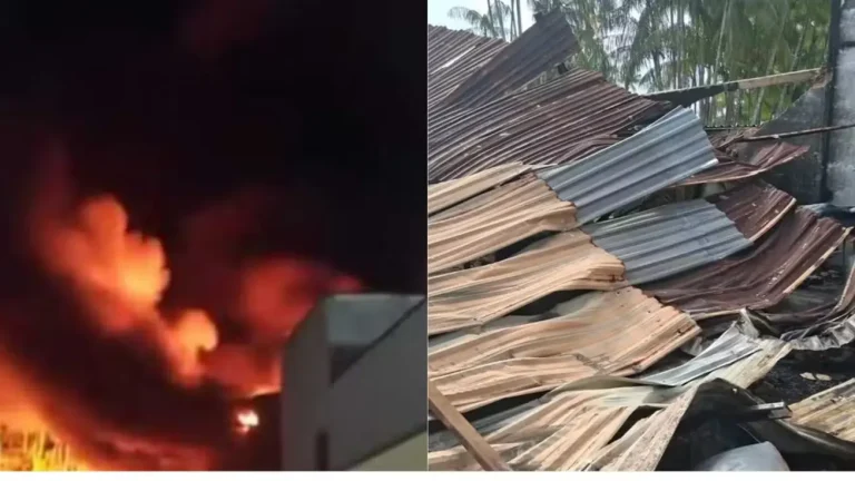 Incêndio atinge fábrica de colchões em São José de Ribamar