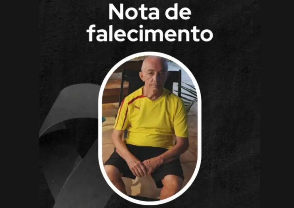 Retrato de José Gonçalves da Silveira, Zé do Né, ex-professor de Educação Física, jogador e dirigente esportivo de Amarante, Piauí.