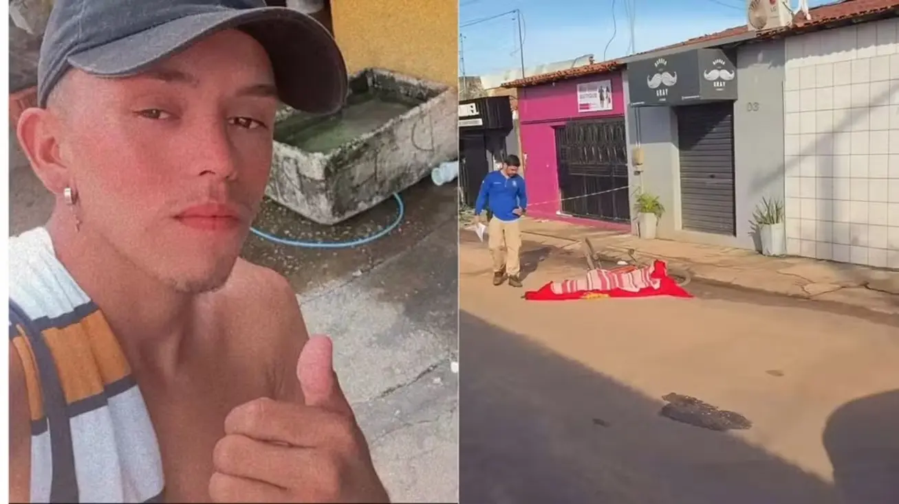 Viatura da Polícia Civil do Maranhão em local de crime isolado para investigação de homicídio.