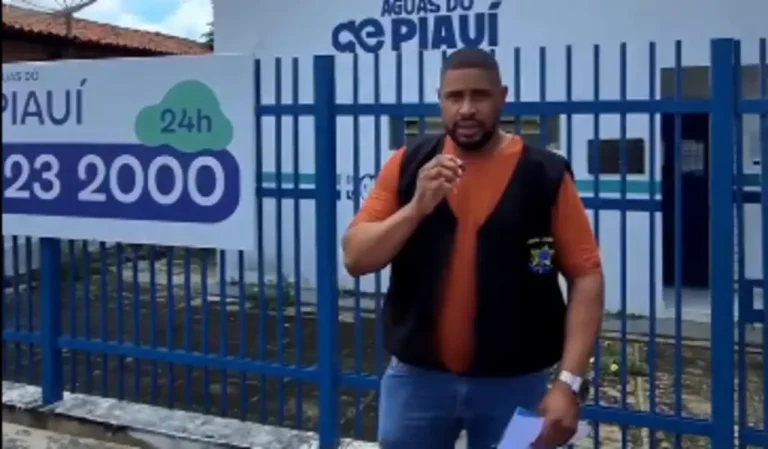 Vereador Samuel da Real denuncia que Águas do Piauí está cobrando por água de poço privado em Regeneração