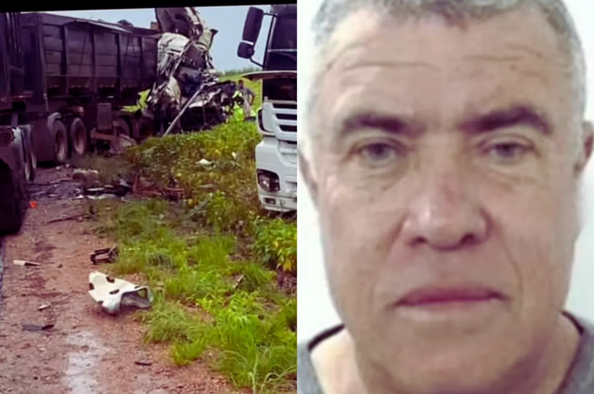Carretas envolvidas em batida lateral na PI-392, Piauí, após acidente fatal
